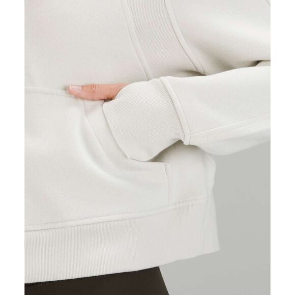 Lululemon Scuba Oversized Halfzip Hoodie  - M/L - Bone - Picture 5 of 6
